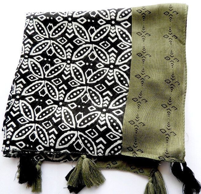 不同类型的围巾